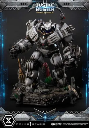 DC COMICS ULTIMATE MUSEUM MASTERLINE ESTATUA JUSTICE BUSTER PHANTOM ARMOR (DESIGN BY JOSH NIZZI) 88 CM