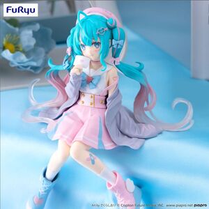 HATSUNE MIKU ESTATUA PVC NOODLE STOPPER LOVE SAILOR GREY COLOR VER. 13 CM