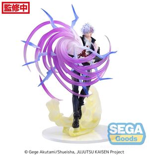 JUJUTSU KAISEN ESTATUA LUMINASTA PVC SATORU GOJO HOLLOW PURPLE (KYOSHIKI MURASAKI) 20 CM