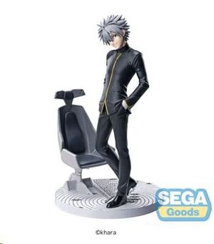 EVANGELION: 3.0+1.0 THRICE UPON A TIME ESTATUA LUMINASTA PVC KAWORU NAGISA COMMANDER SUIT VER. 2 20 CM