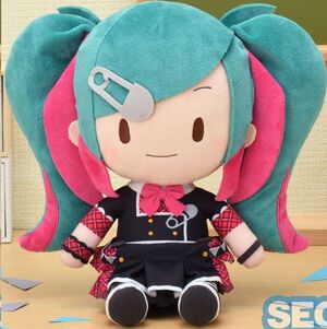 HATSUNE MIKU COLORFUL STAGE HATSUNE MIKU CLASSROOM SEKAI MIKU VER. PELUCHE 27 CM