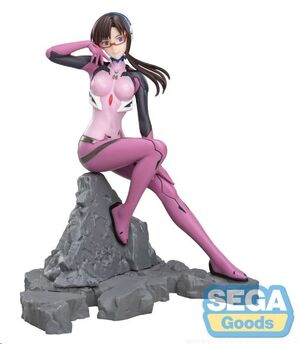 EVANGELION: 3.0+1.0 THRICE UPON A TIME ESTATUA LUMINASTA PVC MARI MAKINAMI ILLUSTRIOUS VIGNETTEUM 30TH ANNIVERSARY VER. 18 CM