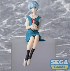 REBUILD OF EVANGELION ESTATUA PVC PM PERCHING REI AYANAMI EVANGELION NEW THEATRICAL EDITION 14 CM