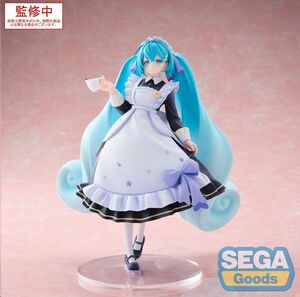 CHARACTER VOCAL SERIES 01: HATSUNE MIKU ESTATUA LUMINASTA PVC HATSUNE MIKU CLASSICAL MAID 21 CM