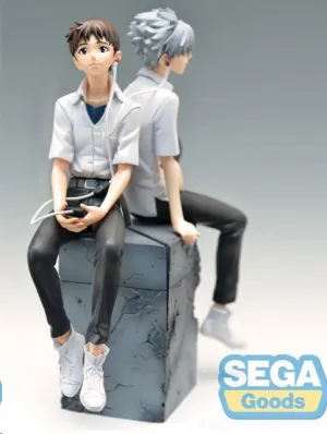 REBUILD OF EVANGELION ESTATUA LUMINASTA PVC SHINJI & KAWORU EVANGELION: NEW THEATRICAL EDITION SHINJI VER. 17 CM
