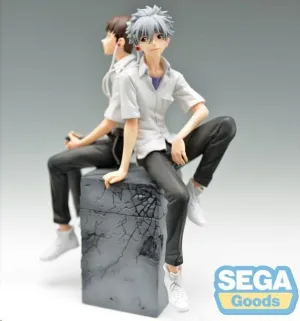 REBUILD OF EVANGELION ESTATUA LUMINASTA PVC SHINJI & KAWORU EVANGELION NEW THEATRICAL EDITION KAWORU VER. 17 CM