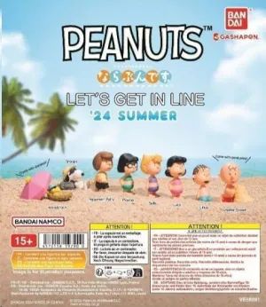 GASHAPON PEANUTS LETS GET IN LINE 24 SUMMER