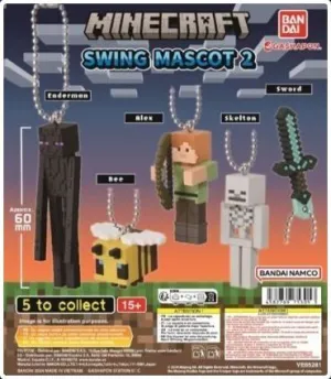 GASHAPON MINECRAFT SWING MASCOT 2