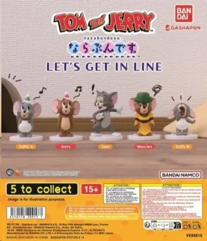 GASHAPON TOM AND JERRY LETS GET IN LINE
