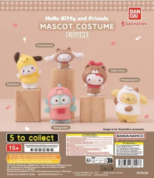 GASHAPON SANRIO CHARACTERS FRIENDS COSTUME