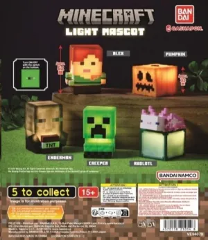 GASHAPON MINECRAFT LIGHT MASCOT
