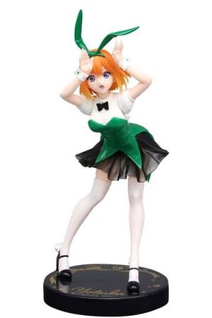 LAS QUINTILLIZAS ESTATUA PVC TRIO-TRY-IT NAKANO YOTSUBA BUNNIES VER. ANOTHER COLOR 22 CM