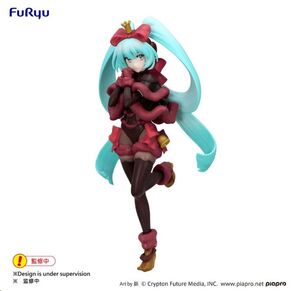 HATSUNE MIKU ESTATUA PVC EXCEED CREATIVE SWEETSWEETS SERIES NOEL RASPBERRY VER. 21CM