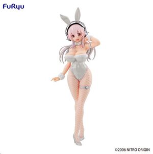 SUPER SONICO ESTATUA PVC BICUTE PEARL WHITE VER. 30 CENTIMETROS