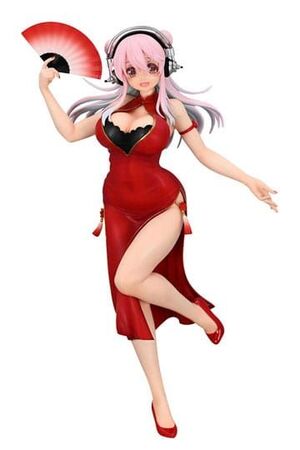 SUPER SONICO ESTATUA PVC TRIO-TRY-IT CHINA DRESS VER. 21 CM