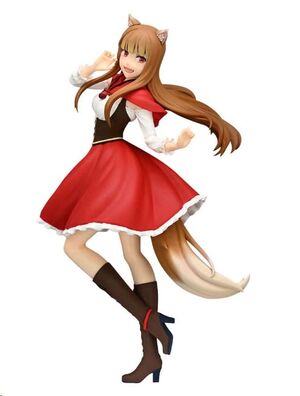 SPICE AND WOLF ESTATUA PVC TRIO-TRY-IT HOLO RED HOOD VER. 21 CM