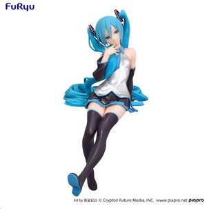 HATSUNE MIKU ESTATUA PVC NOODLE STOPPER KUROBOSHI KOUHAKU VER. (REPETICIÓN) 14 CM