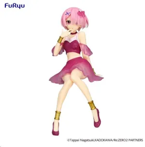RE:ZERO STARTING LIFE IN ANOTHER WORLD ESTATUA PVC NOODLE STOPPER RAM TWINKLE PARTY ANOTHER COLOR VER. 14 CM