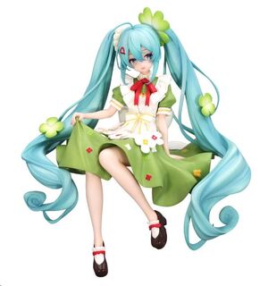 HATSUNE MIKU ESTATUA PVC NOODLE STOPPER FLOWER FAIRY CLOVER 15 CM