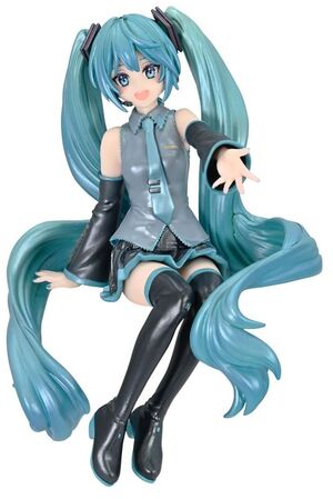 HATSUNE MIKU ESTATUA PVC NOODLE STOPPER HATSUNE MIKU NARDACK PEARL COLOR VER. 14 CM