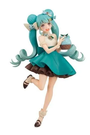 SWEETSWEETS SERIES HATSUNE MIKU CHOCOLATE MINT ESTATUA 17 CM