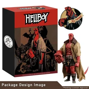 HELLBOY 1/12 FIGURA HELLBOY EDICIÓN 30 ANIVERSARIO 19 CM