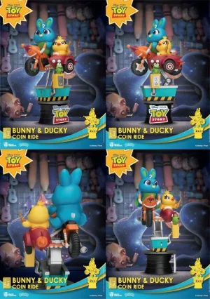 TOY STORY DIORAMA PVC D-STAGE BUNNY & DUCKY HUCHA DISNEY COIN RIDE SERIES