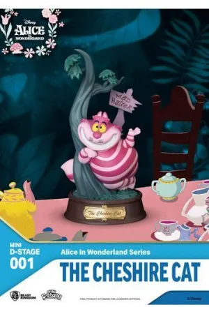 ALICIA EN EL PAÍS DE LAS MARAVILLAS ESTATUA PVC MINI DIORAMA STAGE THE CHESHIRE CAT 10 CM