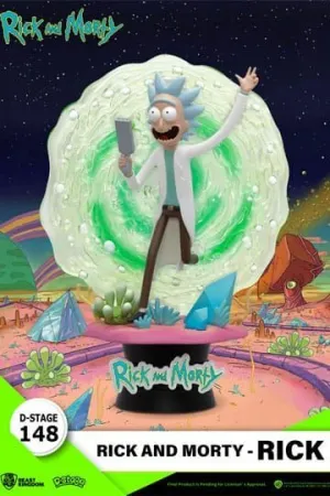 RICK & MORTY DIORAMA PVC D-STAGE RICK 14 CM