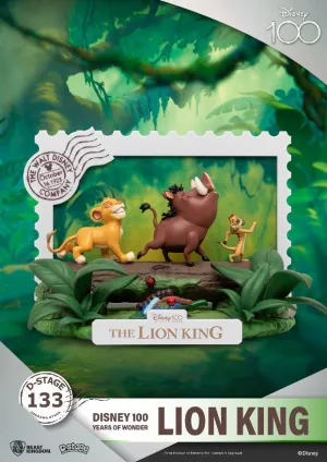 DISNEY DIORAMA D-STAGE 100 YEARS REY LEON