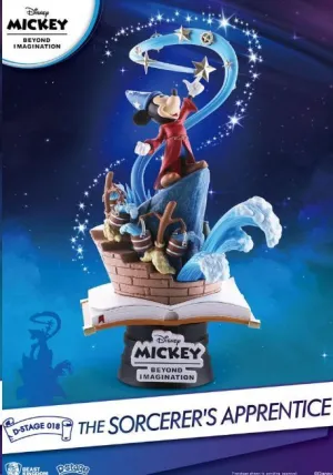 MICKEY MOUSE DIORAMA PVC D-STAGE EL APRENDIZ DE HECHICERO 15 CM