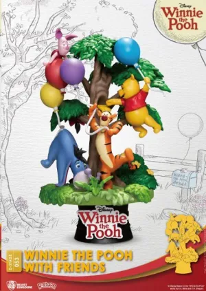 DISNEY DIORAMA PVC D-STAGE WINNIE THE POOH WITH FRIENDS 16 CM