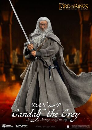 EL SEÑOR DE LOS ANILLOS FIGURA DYNAMIC ACTION HEROES 1/9 GANDALF EL GRIS 21 CM