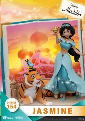 DISNEY DIORAMA PVC D-STAGE STORY BOOK SERIE ALADDIN PRINCESA JASMINE 15 CM