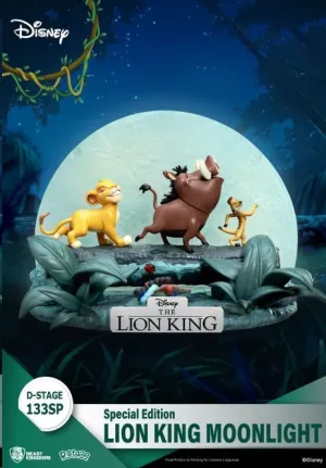 DISNEY DIORAMA PVC D-STAGE EL REY LEÓN MOONLIGHT SPECIAL EDITION 12 CM