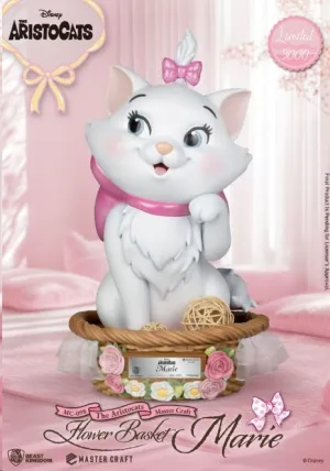 LOS ARISTOGATOS ESTATUA MASTER CRAFT FLOWER BASKET MARIE 32 CM