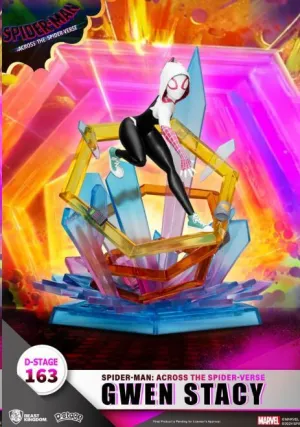 MARVEL DIORAMA PVC D-STAGE SPIDERMAN: ACROSS THE SPIDER-VERSE GWEN STACY 15 CM