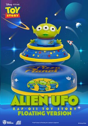 TOY STORY ESTATUA EGG ATTACK ALIEN UFO FLOATING VER. 6 CM