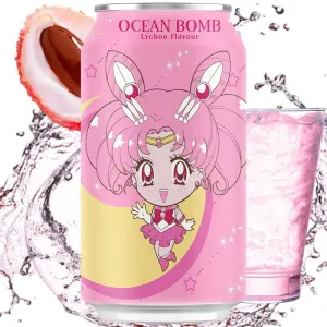OCEAN BOMB & SAILOR MOON - SABOR LYCHEE (CHIBIUSA) 330 ML