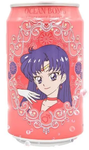 OCEAN BOMB & SAILOR MOON - SABOR FRESA (REI HINO/ SAILOR MARS ) 330 ML