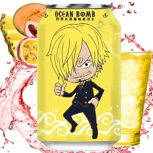 OCEAN BOMB & ONE PIECE - SABOR A FRUTAS TROPICALES (SANJI) 330 ML