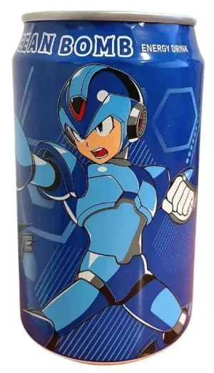 OCEAN BOMB & MEGAMAN X DIVE - BEBIDA ENERGÉTICA 330 ML