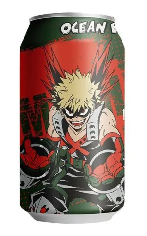 OCEAN BOMB & MY HERO ACADEMIA EDICION UVAS ROJAS (KATSUKI BAKUGO) 330ML