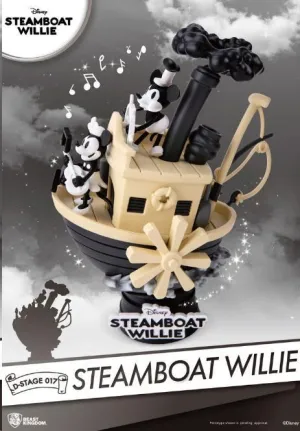STEAMBOAT WILLIE DIORAMA PVC D-STAGE MICKEY & MINNIE 15 CM