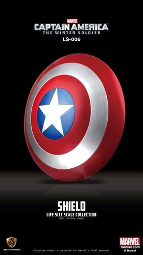 CAPITAN AMERICA 2 ESCUDO 69 CM LS-006 ESTATUA LIFE SIZE                    