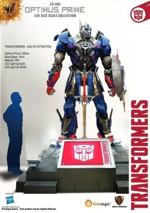 OPTIMUS PRIME LS-009 ESTATUA 295 CM TRANSFORMERS 4 LIFE SIZE               