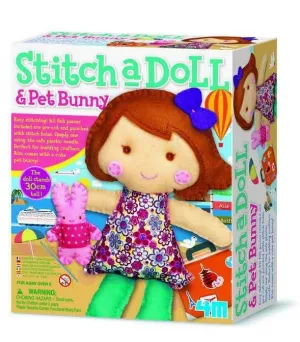 4M STITCH A DOLL & PET BUNNY                                               