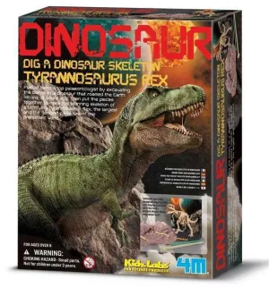 KIDZ LABS DIG A DINOSAUR TYRANNOSAURUS REX SKELETON                        