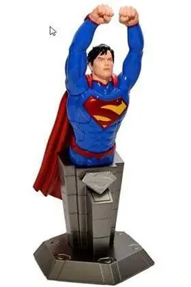 SUPERMAN BUSTO PUZLE 3D 17 CM DC UNIVERSE ACTION MODE                      