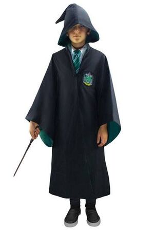 HARRY POTTER TUNICA DE MAGO NIÑO SLYTHERIN